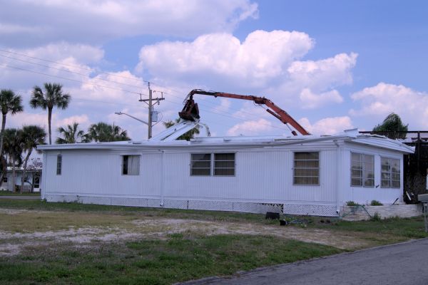 Mobile Home Demolition in Ringgold