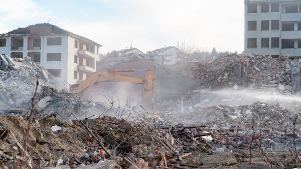 Apartment Demolition in Ringgold