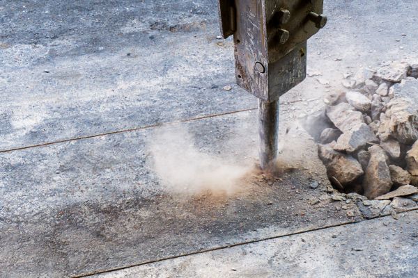 Concrete Patio Removal in Ringgold