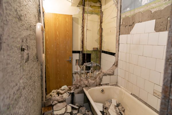 Shower Tile Demolition in Ringgold