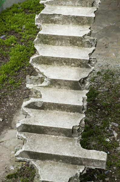 Concrete Steps Demolition in Ringgold
