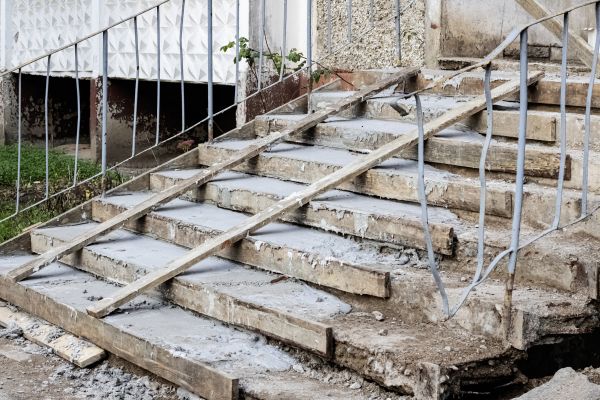 Staircase Demolition in Ringgold